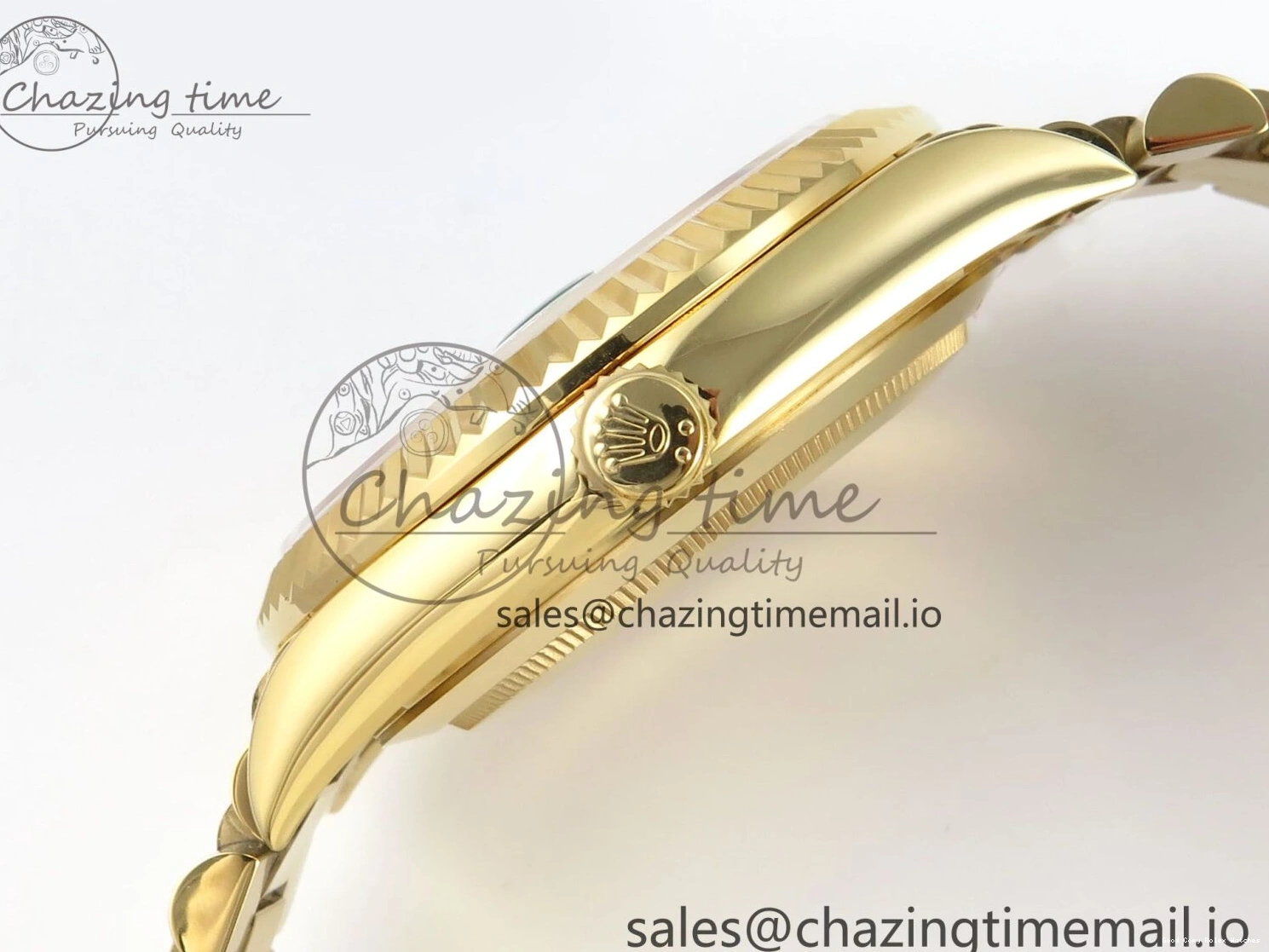 Good Copy Rolex Watches Bracelet 842 on Dial Best Date (Gain Contemporary Edition Weight) Day VR3255 Black YG 1:1 Crystal 228238 KF 40 President 0113